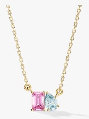 Eternate Emerald & Pear Birthstone Necklace 925